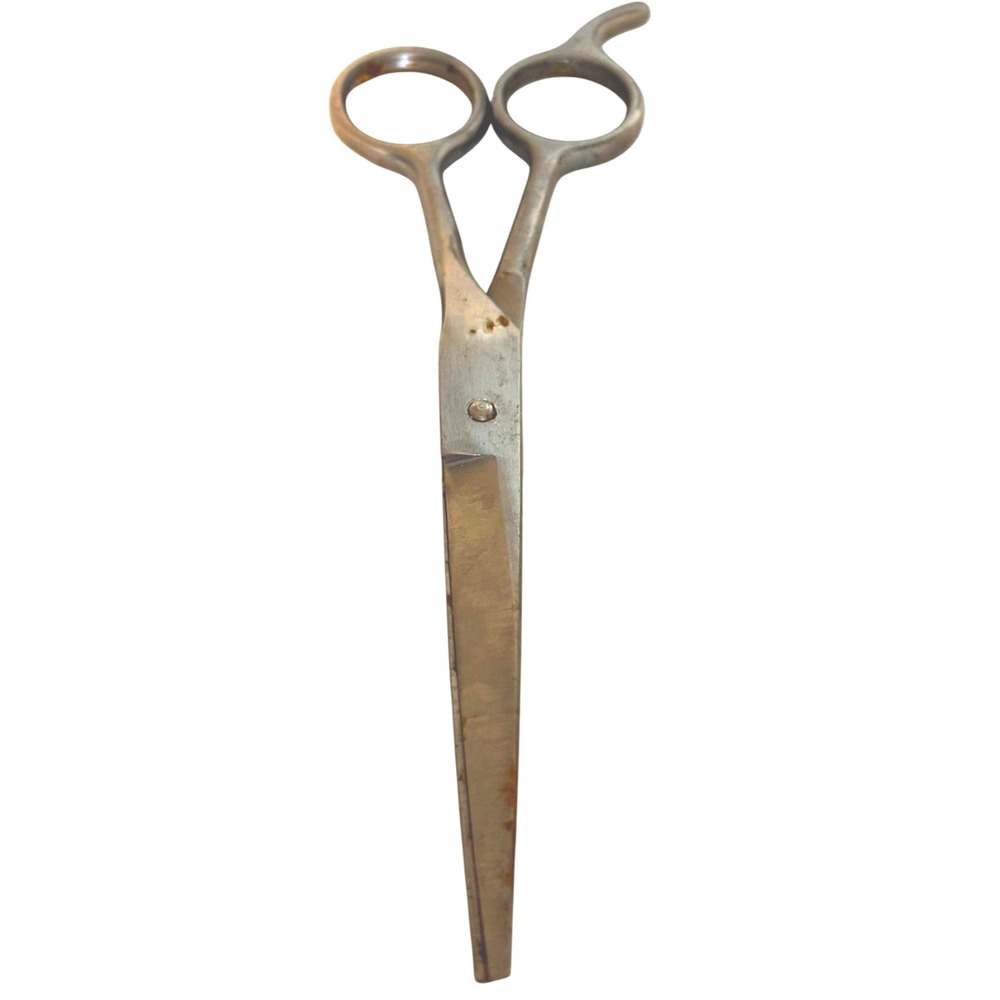 Vintage Barber Shears Professional Hair Cutting‎ Scissors Steel Industrial Decor